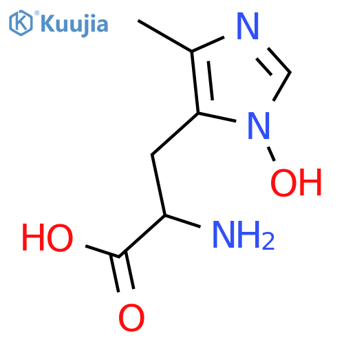 2-amino-3-(1-hydroxy-4-methyl-1H-imidazol-5-yl)propanoic acid structure