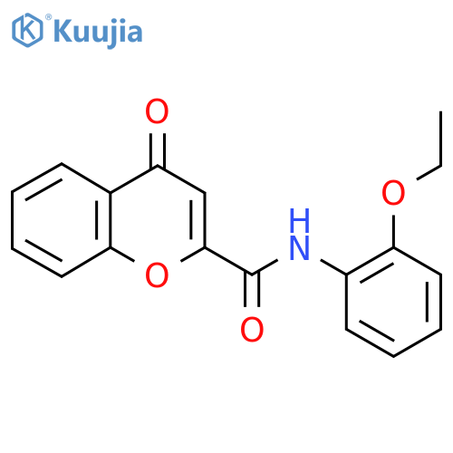N-(2-ethoxyphenyl)-4-oxo-4H-chromene-2-carboxamide structure