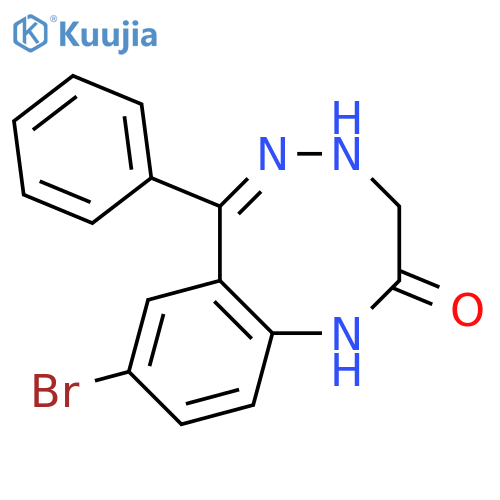 (1Z)-8-Bromo-6-phenyl-4,5-dihydro-1,4,5-benzotriazocin-2(3H)-one structure