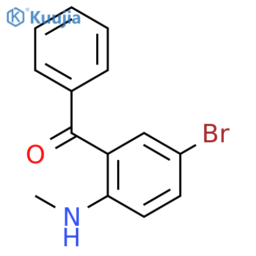 2-benzoyl-4-bromo-N-methylaniline structure