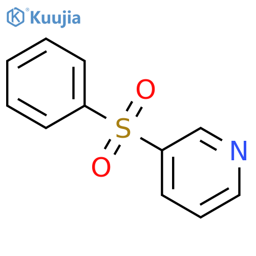 Pyridine, 3-(phenylsulfonyl)- structure