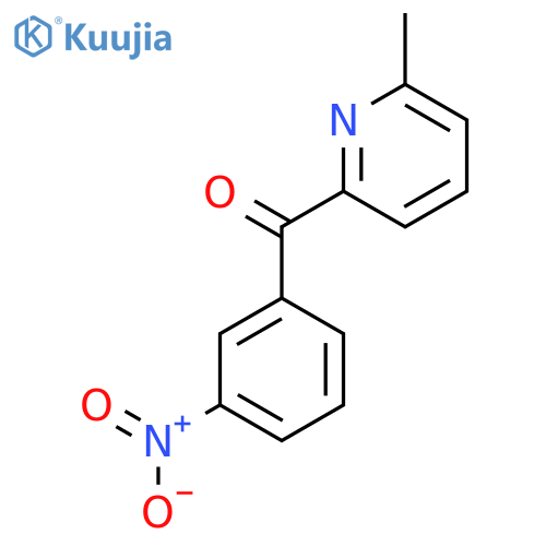 6-Methyl-2-(3-nitrobenzoyl)pyridine structure