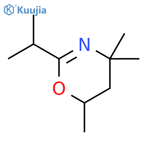 4H-1,3-Oxazine,5,6-dihydro-4,4,6-trimethyl-2-(1-methylethyl)- structure