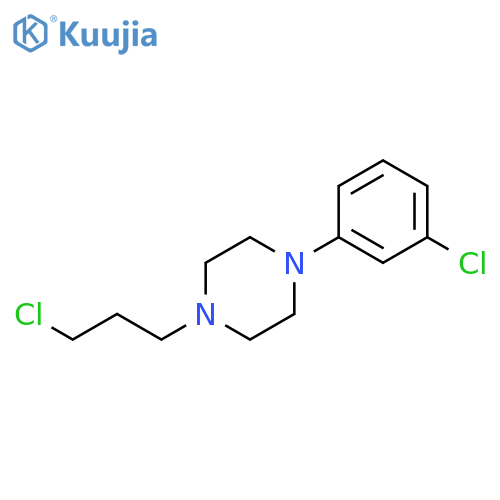 1-(3-Chlorophenyl)-4-(3-chloropropyl)piperazine structure