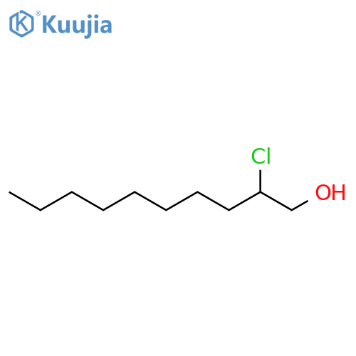 1-DECANOL, 2-CHLORO- structure
