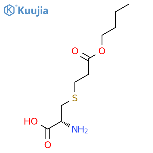 L-CYSTEINE, S-(3-BUTOXY-3-OXOPROPYL)- structure