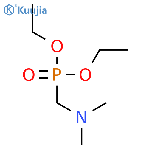 1-Diethoxyphosphoryl-N,N-dimethyl-methanamine structure