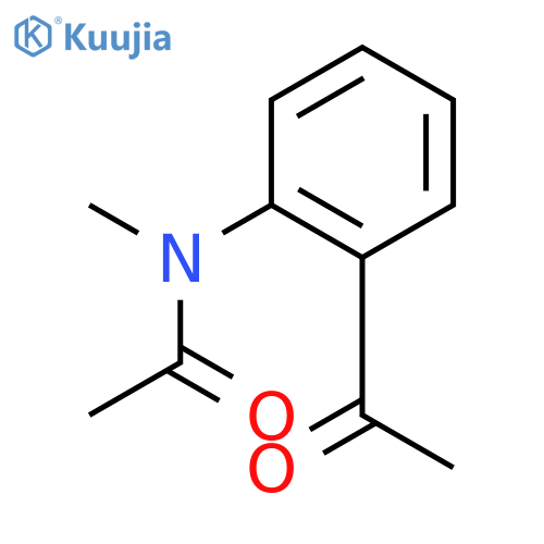Acetamide, N-(2-acetylphenyl)-N-methyl- structure