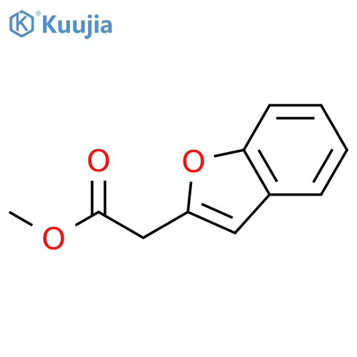methyl 2-(1-benzofuran-2-yl)acetate structure