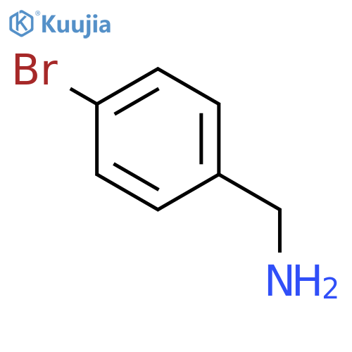 4-Bromobenzylamine structure