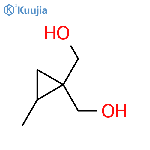 1-(hydroxymethyl)-2-methylcyclopropylmethanol structure