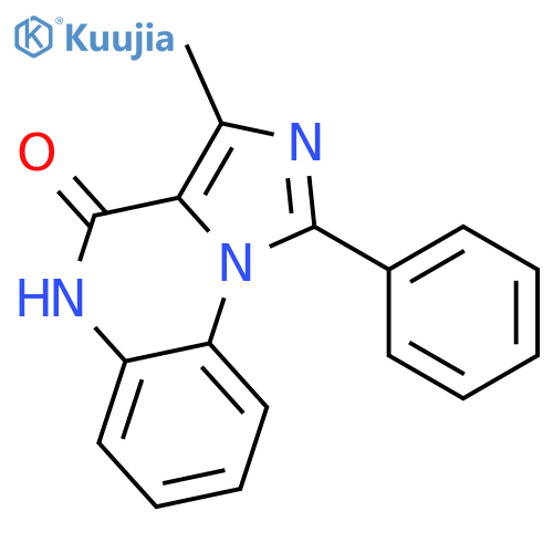 3-Methyl-1-phenylimidazo[1,5-a]quinoxalin-4(5H)-one structure