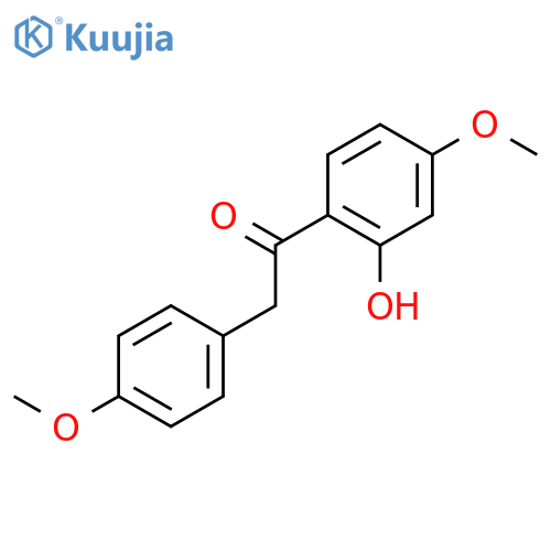 1-(2-Hydroxy-4-Methoxyphenyl)-2-(4-Methoxyphenyl)Ethanone structure