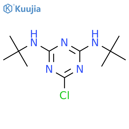 Bis(tert-butylamino)chloro-s-triazine structure