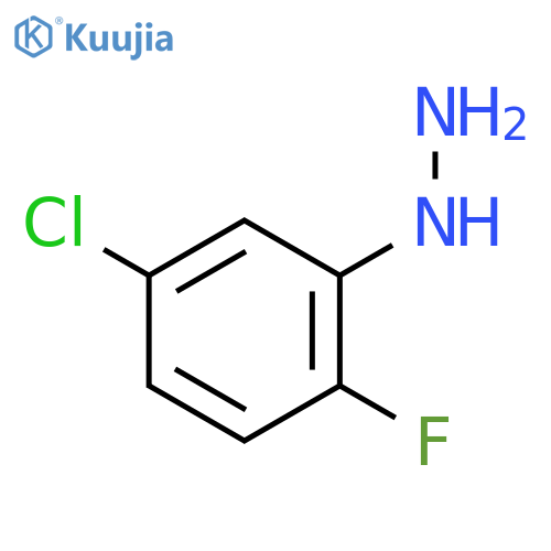 (5-Chloro-2-fluorophenyl)hydrazine structure