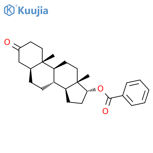 (5α,\u200b17α)\u200b-17-\u200b(Benzoyloxy)\u200b-\u200bandrostan-\u200b3-\u200bone structure