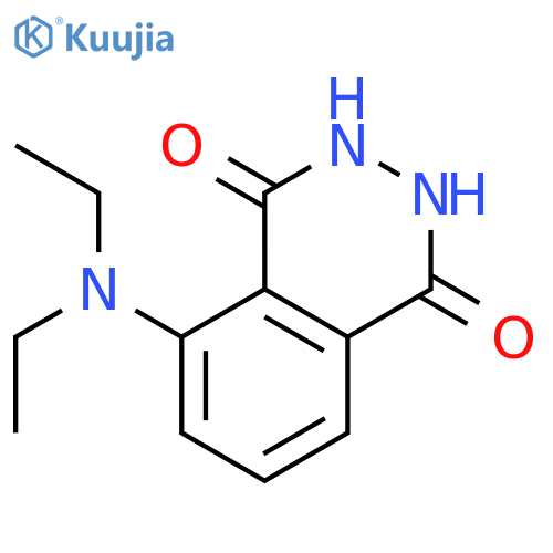 1,4-Phthalazinedione, 5-(diethylamino)-2,3-dihydro- structure