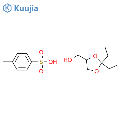 1,3-Dioxolane-4-methanol, 2,2-diethyl-, 4-methylbenzenesulfonate structure