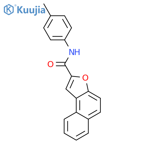 Naphtho[2,1-b]furan-2-carboxamide, N-(4-methylphenyl)- structure