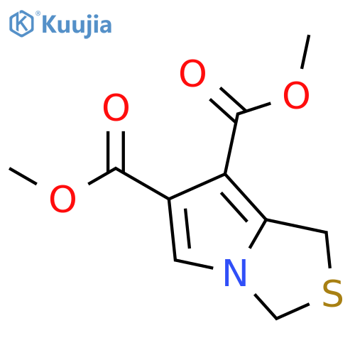 1H,3H-PYRROLO[1,2-C]THIAZOLE-6,7-DICARBOXYLIC ACID, DIMETHYL ESTER structure