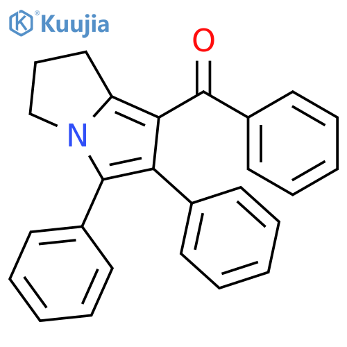 METHANONE, (2,3-DIHYDRO-5,6-DIPHENYL-1H-PYRROLIZIN-7-YL)PHENYL- structure