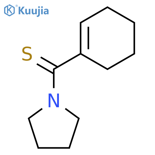 Pyrrolidine, 1-(1-cyclohexen-1-ylthioxomethyl)- structure