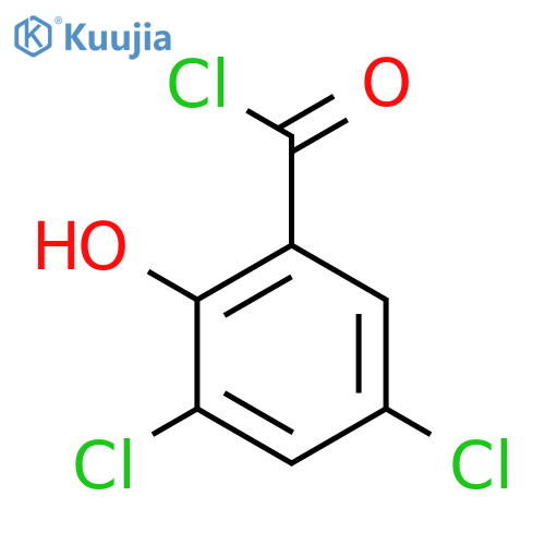 Benzoyl chloride, 3,5-dichloro-2-hydroxy- structure
