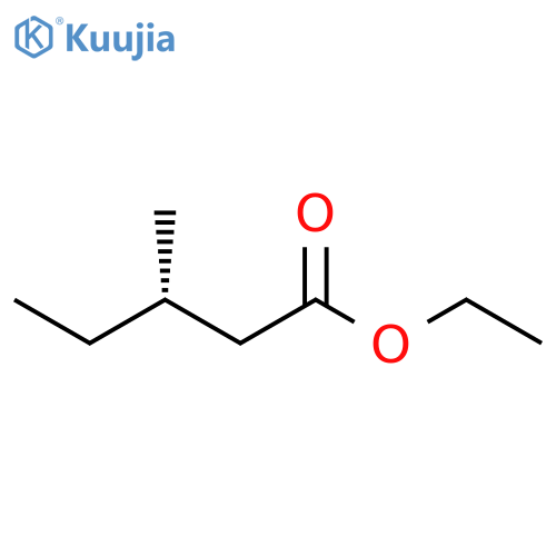 Pentanoic acid, 3-methyl-, ethyl ester, (3S)- structure