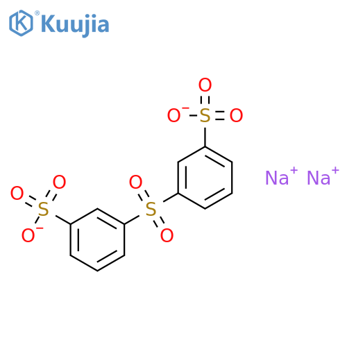 Benzenesulfonic acid, 3,3'-sulfonylbis-, sodium salt (1:2) structure