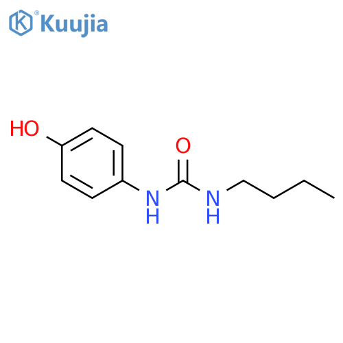 Urea, n-butyl-n-(4-hydroxyphenyl)- structure