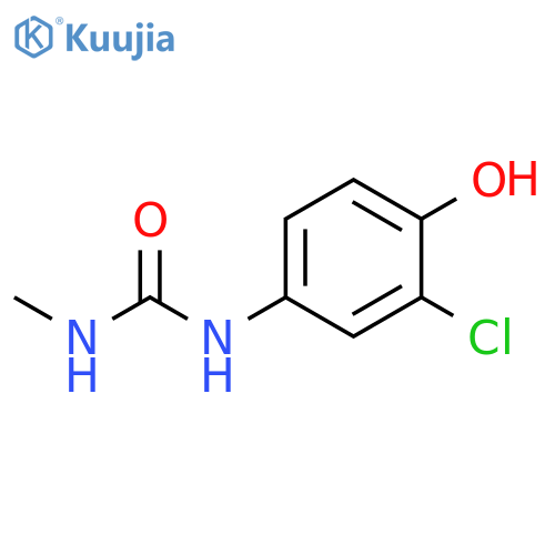 Urea, N-(3-chloro-4-hydroxyphenyl)-N'-methyl- structure