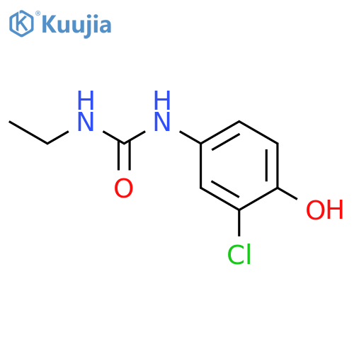 UREA, N-(3-CHLORO-4-HYDROXYPHENYL)-N'-ETHYL- structure