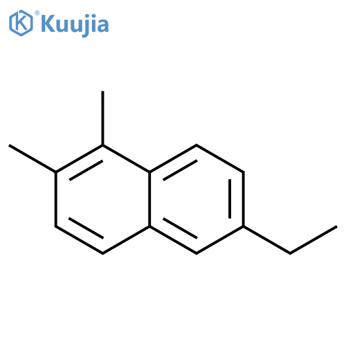 Naphthalene, 6-ethyl-1,2-dimethyl- structure