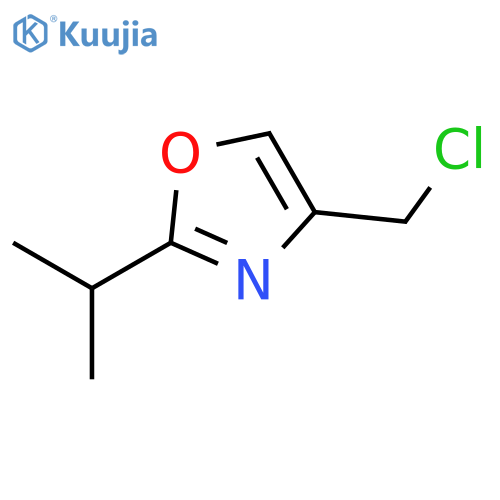 4-(Chloromethyl)-2-isopropyloxazole structure