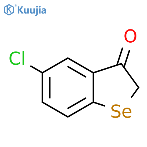 Benzo[b]selenophen-3(2H)-one, 5-chloro- structure
