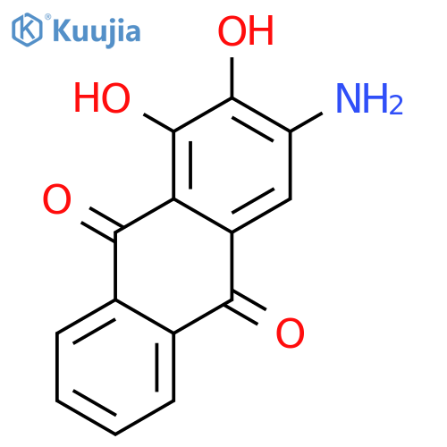 9,10-Anthracenedione,3-amino-1,2-dihydroxy- structure