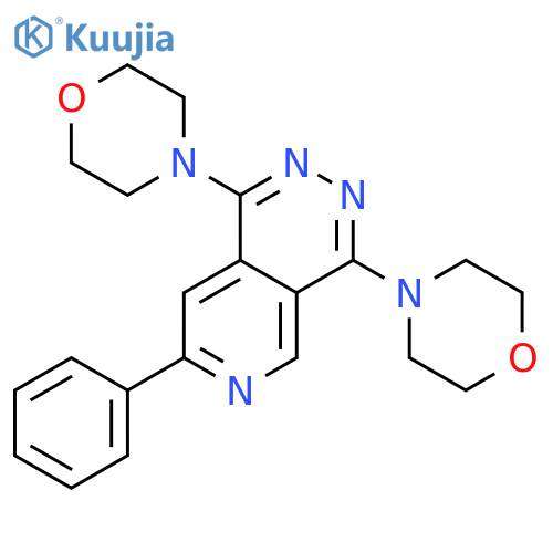 1,4-di(morpholin-4-yl)-7-phenylpyrido[3,4-d]pyridazine structure