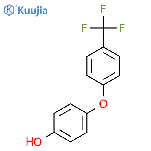 Phenol,4-[4-(trifluoromethyl)phenoxy]- structure