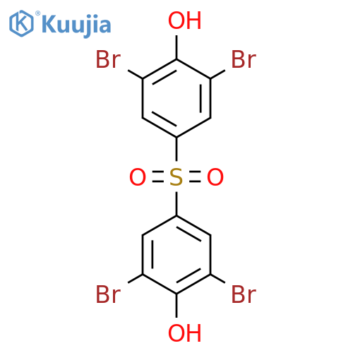 2,6-dibromo-4-(3,5-dibromo-4-hydroxybenzenesulfonyl)phenol structure