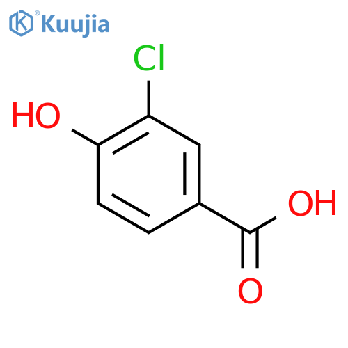 3-Chloro-4-hydroxybenzoic acid structure