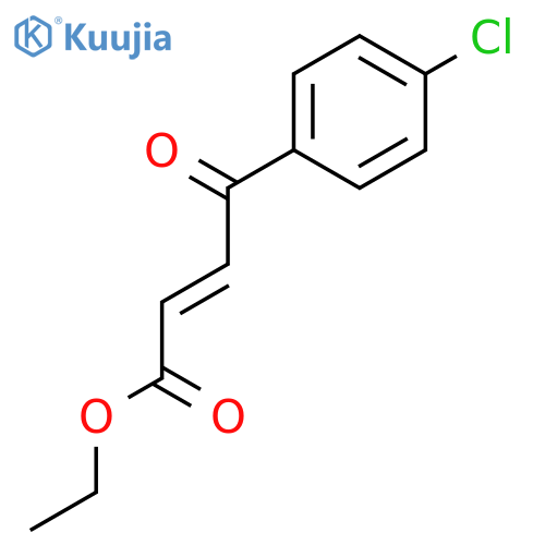 2-Butenoic acid, 4-(4-chlorophenyl)-4-oxo-, ethyl ester structure