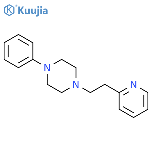 1-phenyl-4-[2-(pyridin-2-yl)ethyl]piperazine structure
