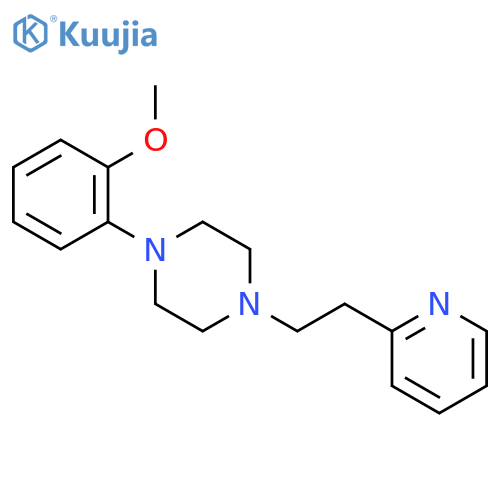 1-(2-methoxyphenyl)-4-[2-(pyridin-2-yl)ethyl]piperazine structure