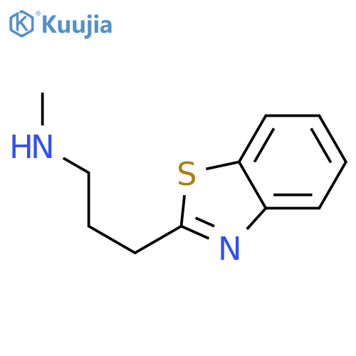 3-(1,3-benzothiazol-2-yl)propyl(methyl)amine structure