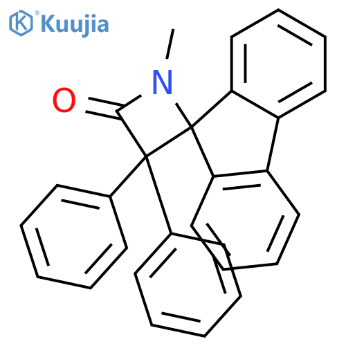 1-Methyl-3,3-diphenyl-4H-spiro[azetidine-2,9'-fluoren]-4-one structure
