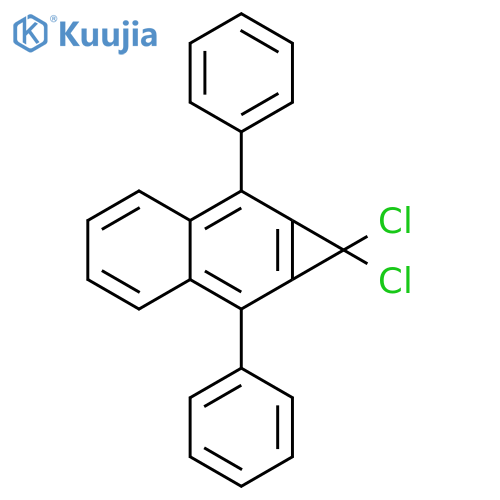 1H-Cyclopropa[b]naphthalene, 1,1-dichloro-2,7-diphenyl- structure