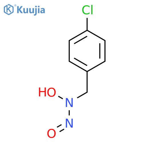 BENZENEMETHANAMINE, 4-CHLORO-N-HYDROXY-N-NITROSO- structure