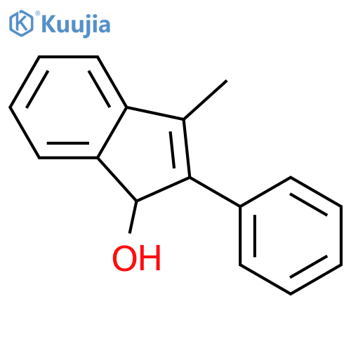1H-Inden-1-ol, 3-methyl-2-phenyl- structure