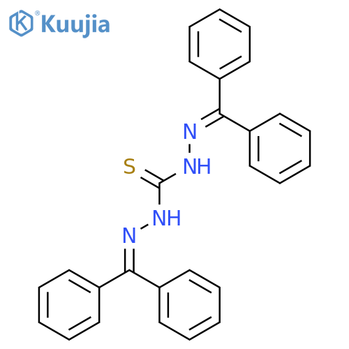 N',2-Bis(diphenylmethylidene)hydrazine-1-carbothiohydrazide structure