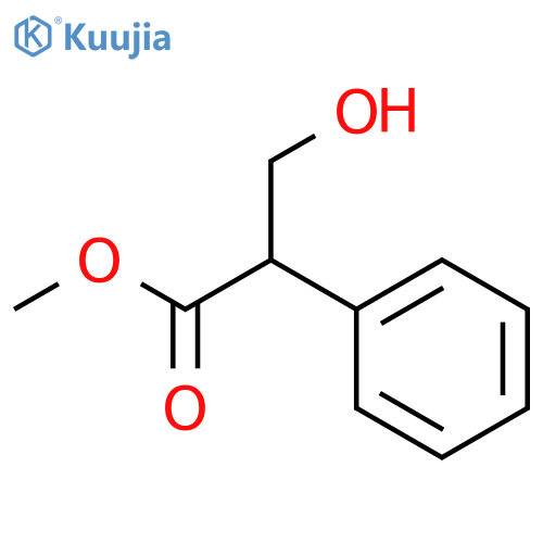 methyl 3-hydroxy-2-phenylpropanoate structure